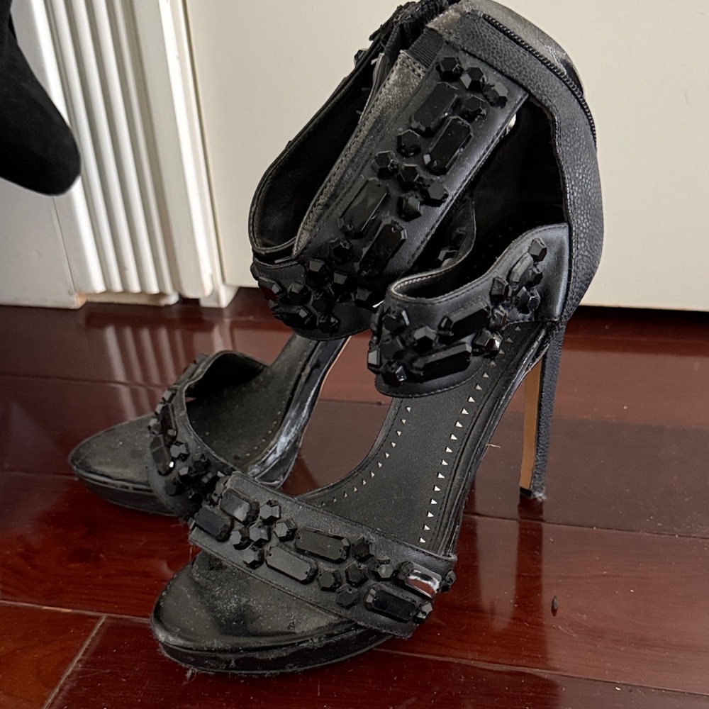 Circus by Sam Edelman Black Embellished Heels